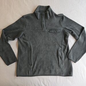 32 Degrees Women's Muted Sage Green Gray Fleece Sweatshirt